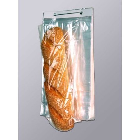 LK PACKAGING Co Extruded Bottom Gusset Poly Bags On Wicket Dispenser, 9"W x 14"L, 1 Mil, Clear, 1000/Pack P10F0914+4BGW